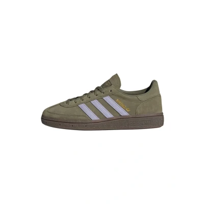 Image of adidas Originals Handball Spezial W Trainers, Women&#039;s, Size: 3, Focus olive violet tone gum Leather