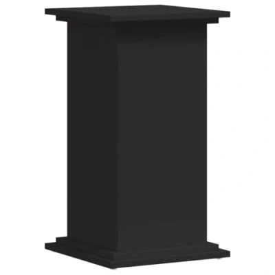 Image of vidaXL Plant Stand Black 33x33x60 cm Engineered Wood