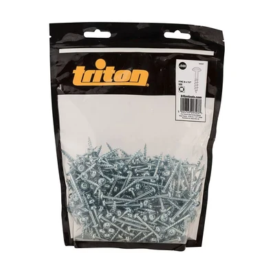 Image of Triton Zinc Pocket Hole Screws Washer Head Coarse P/HC 8 x 1 1/2&quot; 500pk