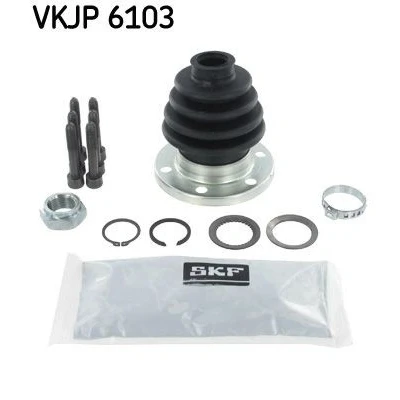 Image of 191498201D, 1K0498201B, 443498201, 6Q0498201A CV Boot SKF VKJP 6103 97mm VOLKSWAGEN: Golf 5, 4, Polo IV Hatchback, AUDI: 80 B1 Saloon, A2
