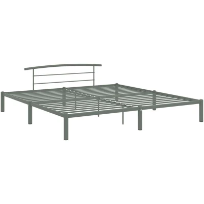 Image of vidaXL Super King Metal Bed Frame Sturdy Double with Durable Construction, Scratch Resistant Frame, Suitable for 200x180 cm Mattress Contemporary Bedroom Furniture