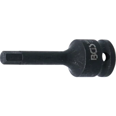 Image of BGS 5481 M8 Impact Bit Socket length 75 mm 12.5 (1/2&quot;) Drive internal Hexagon 8
