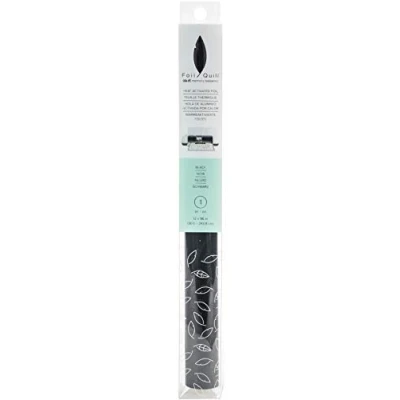Image of We R Memory Keepers Quill 12 x96 Roll, New 2019, Foil Crafts, for Electronic Cutting Machines Cricut, Silhouette &amp; Brother, Papercrafts, DIY, Home Décor, Upcycling, Stationery, Black, One