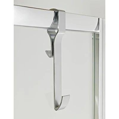 Image of Nuie ACC004 ǀ Modern Bathroom Wetroom Enclosure Hook Framed, 300mm x 60mm, Chrome
