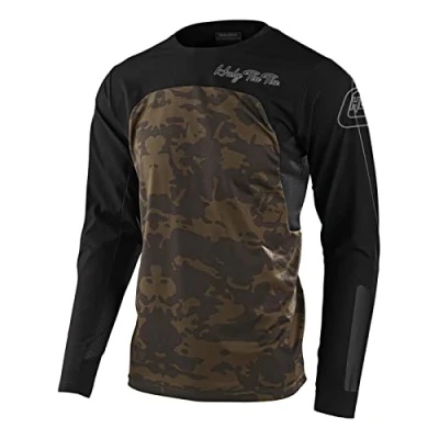 Image of Men&#039;s Cycling Jersey MTB Tops,MX Lightweight Materials,Breathable Material,Mountain Bike Long Sleeve Breathable Comfortable Soft Moisture Wicking (Color 22,L)