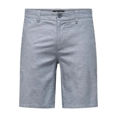 Image of ONLY &amp; SONS Men&#039;s ONSMARK 0011 Cotton Linen Shorts NOOS Chino, Flint Stone, XL