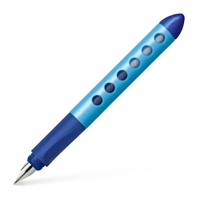 Image of Faber Castell 149849 Left Handed &quot;Scribolino School&quot; Fountain Pen Blue