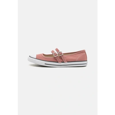 Image of Converse Chuck Taylor ALL STAR Dainty MARY JANE Ankle strap ballet pumps, Women&#039;s, Size: 5, Light saddle/white Textile