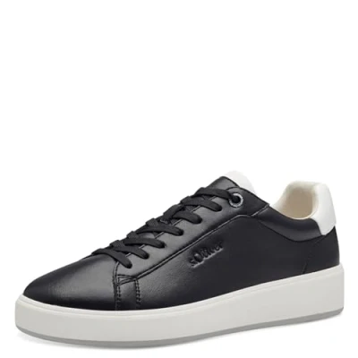Image of s.Oliver Men&#039;s 5 13634 42 Sneaker, Black, 9.5 UK