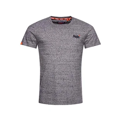 Image of Superdry Men&#039;s Orange Label Vintage Emb Tee Kniited Tank Top, Grey (Flint Steel Grit A3z), S