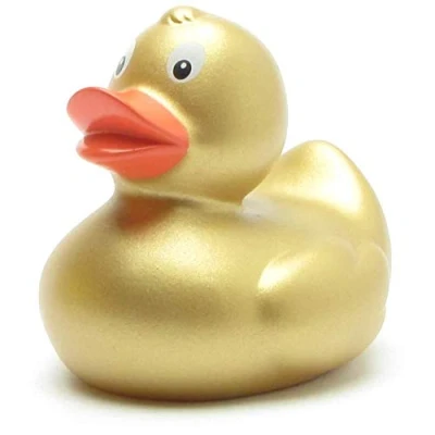 Image of Duckshop Bath Duck Gold I Squeaky L: 6 cm