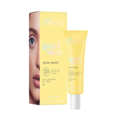 Image of Bielenda Good Skin Glow Boost Illuminating Cream with Glycolic Acid Vitamin C and Ferulic 50ml