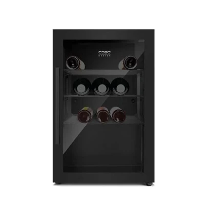 Image of Caso Design Indoor &amp; Outdoor Drinks Cooler Refridgerator, Black, Right Hand Door
