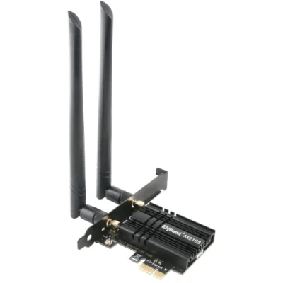 Image of WiFi Card 5400Mbps 6E Wireless Bluetooth 5.3 PCIe Network Card, Intel AX210 Chip, 6GHz/5GHz/2.4GHz PCI Express 6 for Desktop/PC Windows 11/10(64Bit)