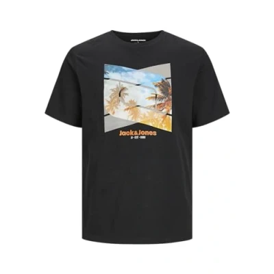 Image of JACK &amp; JONES Men&#039;s Jjcellox Tee SS Crew Neck T Shirt, White, L