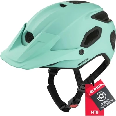 Image of ALPINA Unisex Adults, COMOX cycling helmet, turquoise matt, 52 57 cm