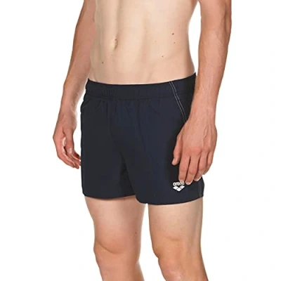 Image of Arena Men&#039;s FUNDAMENTALS X SHORT Swim shorts, Blue (Navy/Bianco), S