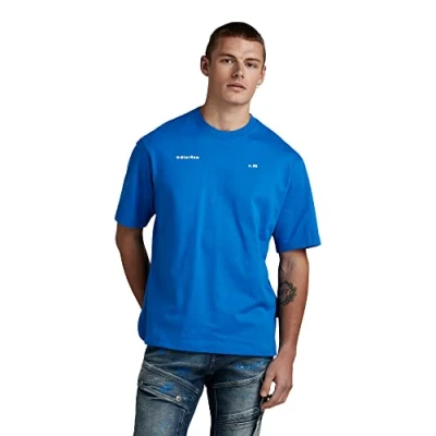 Image of G STAR RAW Men&#039;s Unisex Boxy Base T Shirt, blue (lapis D23218 C336 D610), L