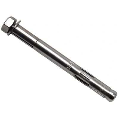 Image of MasonMate MAMSAM1097SS Stainless Steel Hex Nut Sleeve Anchor M10 x 97mm (25) Bolts, Silver
