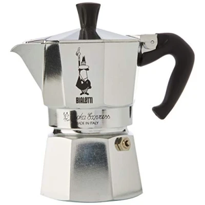 Image of Bialetti Moka Express 2020 In Headband Cup 3, Silver