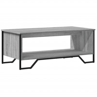 Image of vidaXL Coffee Table Tea Side Sofa Grey Sonoma Engineered Wood