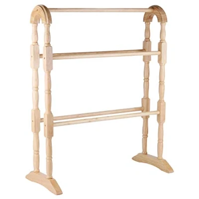 Image of APOLLO 1 Piece 63 x 78 30 cm Hevea Towel Rail Natural