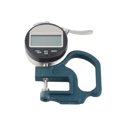 Image of TOPINCN Digital Thickness Gauge Lcd Display Paper Leather Cloth Sponge Wire Measurement Tool 0 12.7Mm Measuring Range, 0.01Mm Accuracy