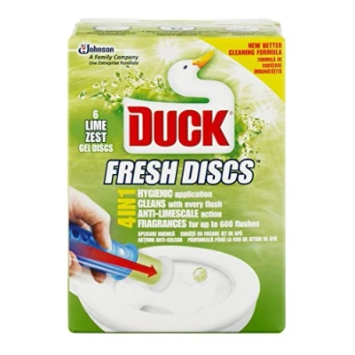 Image of Toilet Duck Fresh Gel Discs Lime Zest, 6