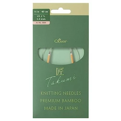 Image of Takumi Pro Circular Knitting Needles 16&quot; US 2 1/2 / 3.0 mm
