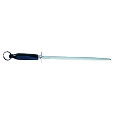 Image of F. DICK Cooking Sharpening Steel 25 cm (Ergonomic Handle, Steel, Surface Hardness Over 65 HRC, Grinding Tool for Chef&#039;s Knives) 76551250