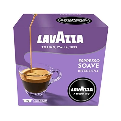 Image of Lavazza A Modo Mio Soave 16 Coffee Capsules (Pack of 2)