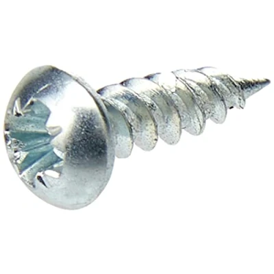 Image of TIMCO PZ2 Round BZP Twin Woodscrews 6 x 1/2 Zinc Plated Box of 200
