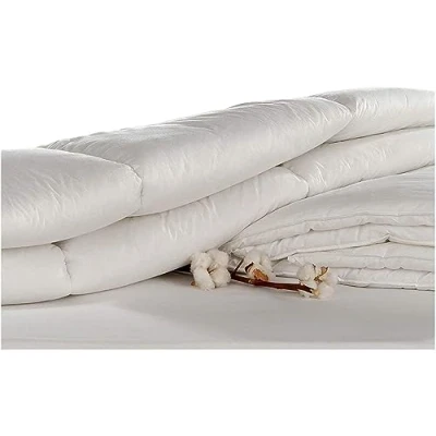 Image of Lancashire Bedding 15 Tog Simply Cotton Duvet with Pure Casing Hollowfibre Filling Ideal for all year round [Single, 135 x 200 cm]