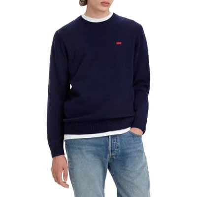 Image of Levi&#039;s Men&#039;s Original Housemark Sweater Sweatshirt, Naval Academy, XS