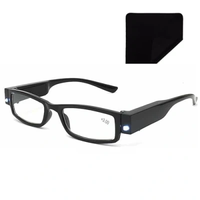 Image of 250% Magnifying Glasses with Light,Magnifying for Hobbies,USB Rechargeable LED Lighted Glass,Magnifying Reading Close Work,Crafts &amp; Hobbies