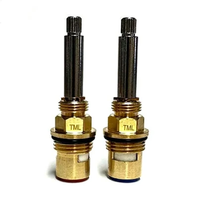 Image of Replacement tap Cartridges for Bristan 1901 Basin taps 1/2&quot; BSP (Pair clockwise and Anti Chrome Valves) 2701225300