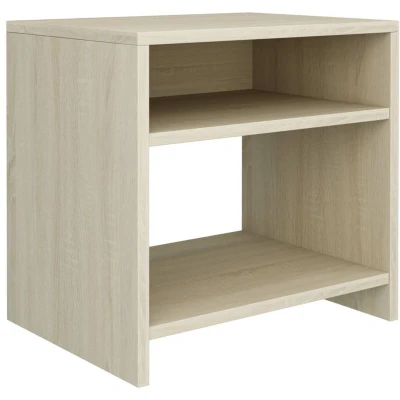 Image of vidaXL Bedside Cabinet Sonoma Oak 40x30x40 cm Engineered Wood