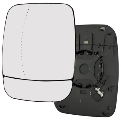 Image of KYYET Exterior Side Wind Mirror Glass fits for Renault Trafic 2014 2020/Vauxhall Vivaro B 2019/ Nissan NV300 2016 2020/Flat Talento 2020 (Left Side)