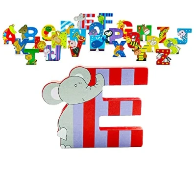 Image of Orange Tree Toys Wooden Alphabet Letters E