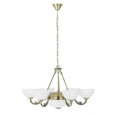 Image of EGLO Savy hanging light with eight bulbs