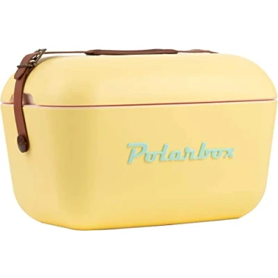 Image of Polarbox Classic Yellow Cyan 20L Cool Box
