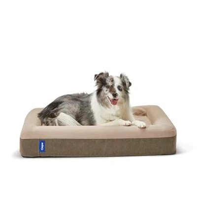 Image of Casper Dog Bed, Plush Memory Foam, Small, Sand