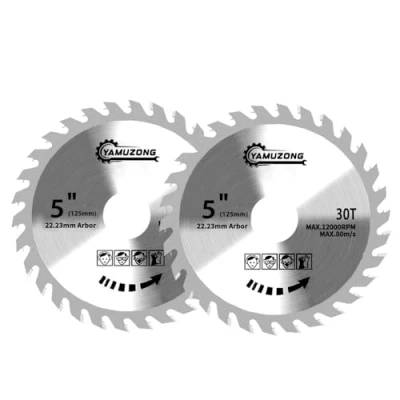 Image of 5&quot; angle grinder Circular Saw blade 30 Teeth Woodworking Saws Carbide for 125mm wood cutting