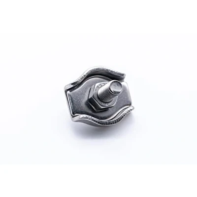 Image of Stainless steel simplex wire clamp grip rope marine grade A4 316 (5mm 10pcs)