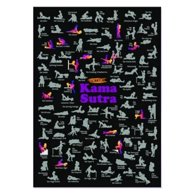 Image of #winning Kama Sutra Scratch Poster