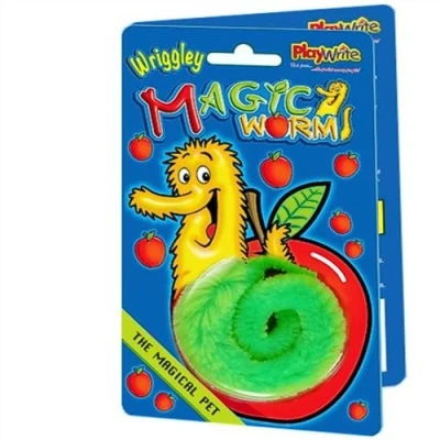 Image of Magic Wiggly Worm Classic Retro Trick with Invisible String