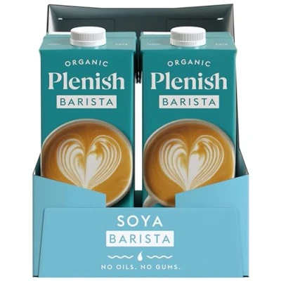 Image of Plenish Barista Organic Soya Drink Long Life, 1L (Pack of 6)