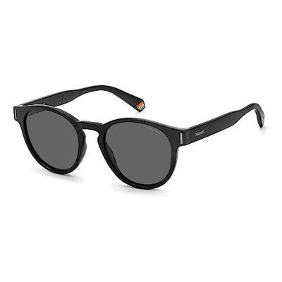 Image of Polaroid Unisex Sunglasses, Size: 51, Black