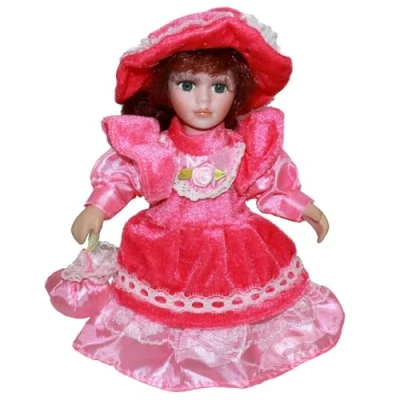 Image of JSGHGDF Victorian Porcelains Dolls Princesses Reborns with Gown Rural Home Decorative Ceramic Holiday Party