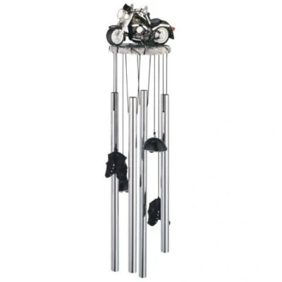 Image of StealStreet SS G 41353 Wind Chime Round Top Motorcycle Hanging Garden Decoration Windchime
